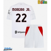 AC Milan Diego Moreira #22 Bortedraktsett Barn 2026-27 Kortermet (+ Korte bukser)